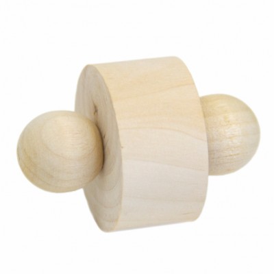 Игрушка-покатушка деревянная для грызунов d = 40 мм